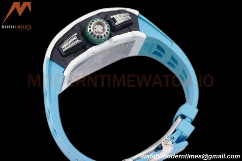 Richard Mille - RM11-03 Le Mans Classic Flyback Chrono Wht-Cer/Ru Blue/Ske KVF V5 A7750