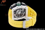 Richard Mille - RM11-03 Le Mans Classic Flyback Chrono Wht-Cer/Ru Yelw/Ske KVF V5 A7750