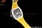 Richard Mille - RM11-03 Le Mans Classic Flyback Chrono Wht-Cer/Ru Yelw/Ske KVF V5 A7750