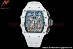 Richard Mille - RM11-03 Le Mans Classic Flyback Chrono Wht-Cer/Ru Wht/Ske KVF V5 A7750