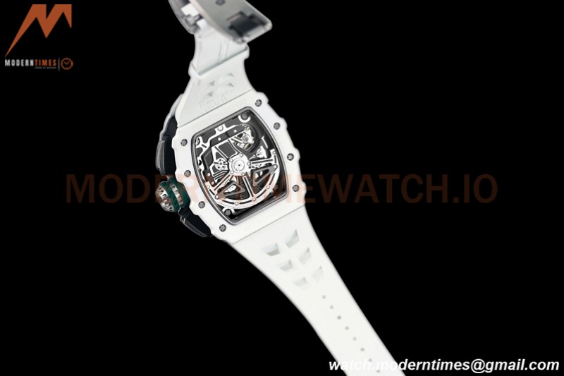 Richard Mille - RM11-03 Le Mans Classic Flyback Chrono Wht-Cer/Ru Wht/Ske KVF V5 A7750