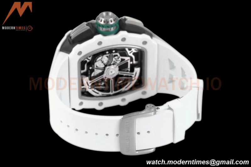 Richard Mille - RM11-03 Le Mans Classic Flyback Chrono Wht-Cer/Ru Wht/Ske KVF V5 A7750