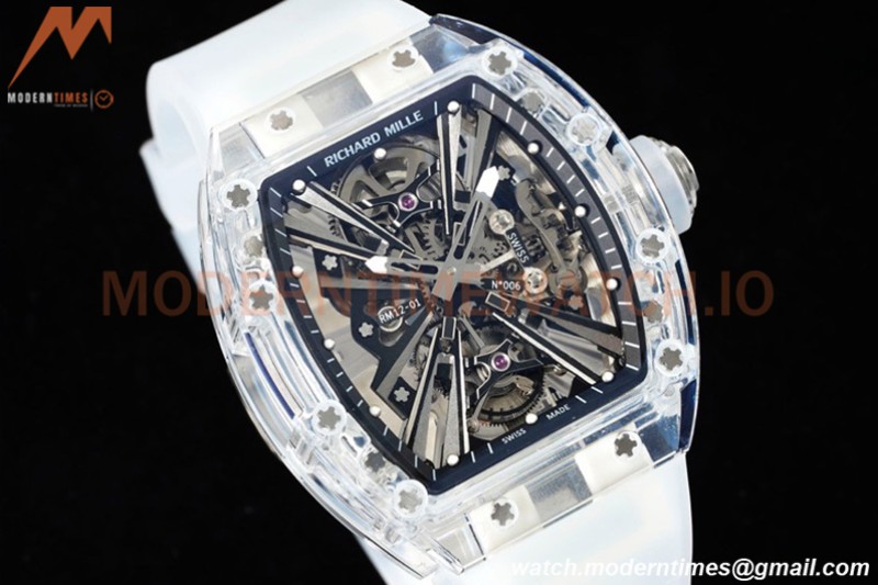 Richard Mille - RM012-01 Tourbillon Sapphire FC/RU Transparent Skeleton RMF Tourb