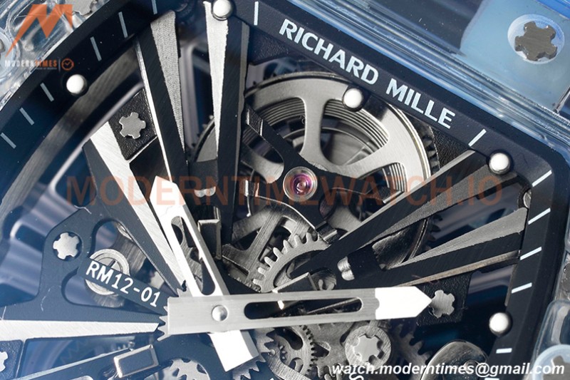Richard Mille - RM012-01 Tourbillon Sapphire FC/RU Blue Skeleton RMF Tourb