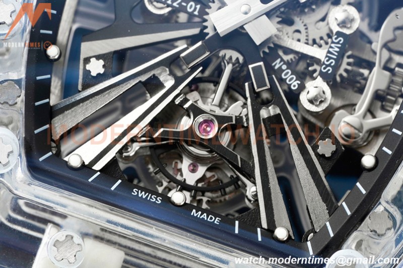 Richard Mille - RM012-01 Tourbillon Sapphire FC/RU Blue Skeleton RMF Tourb