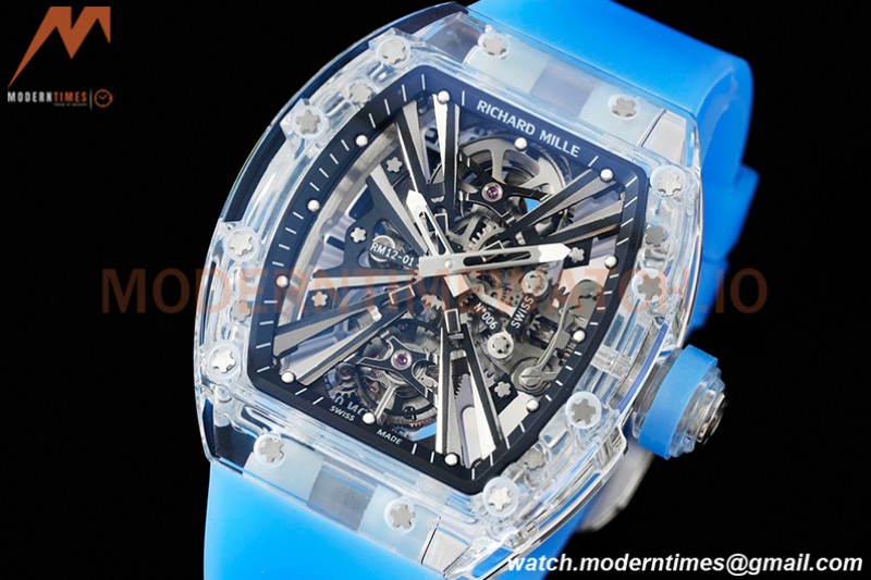 Richard Mille - RM012-01 Tourbillon Sapphire FC/RU Blue Skeleton RMF Tourb