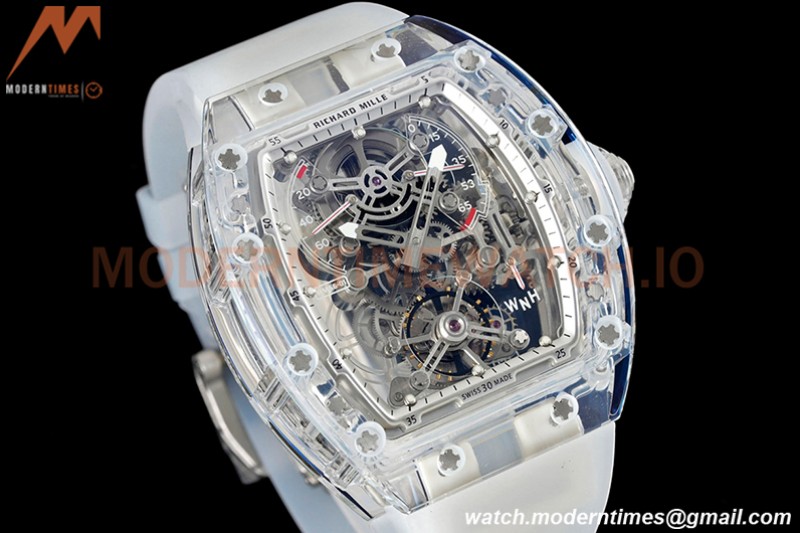Richard Mille - RM056-01 Tourbillon Sapphire RU Transparent Skeleton RMF Tourb