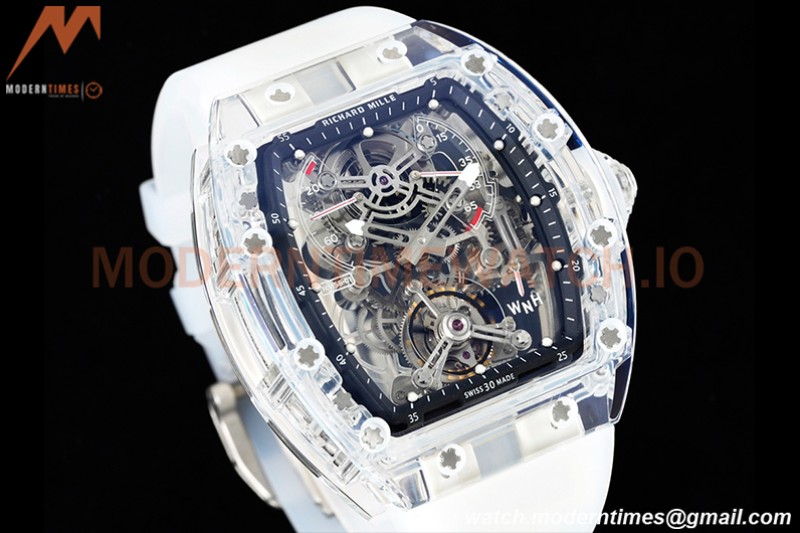 Richard Mille - RM056-01 Tourbillon Sapphire RU Transparent Black Skeleton RMF Tourb