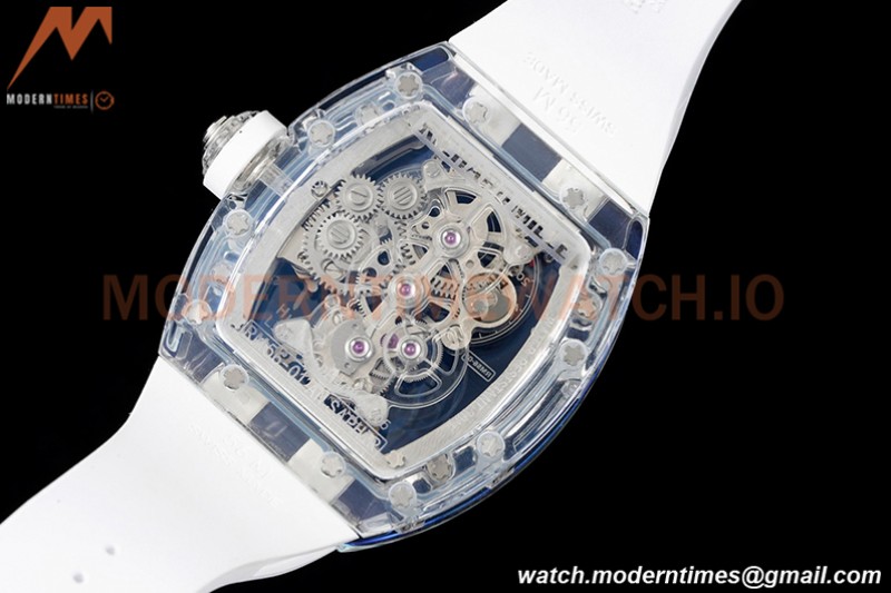 Richard Mille - RM056-01 Tourbillon Sapphire RU Transparent White Skeleton RMF Tourb