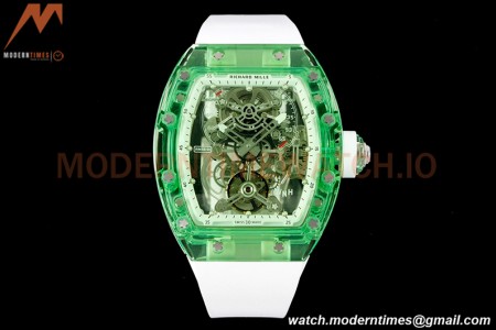 Richard Mille - RM056-01 Tourbillon Sapphire RU Transparent Green Skeleton RMF Tourb