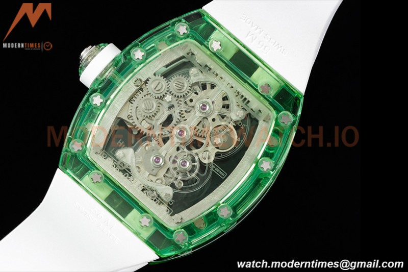 Richard Mille - RM056-01 Tourbillon Sapphire RU Transparent Green Skeleton RMF Tourb
