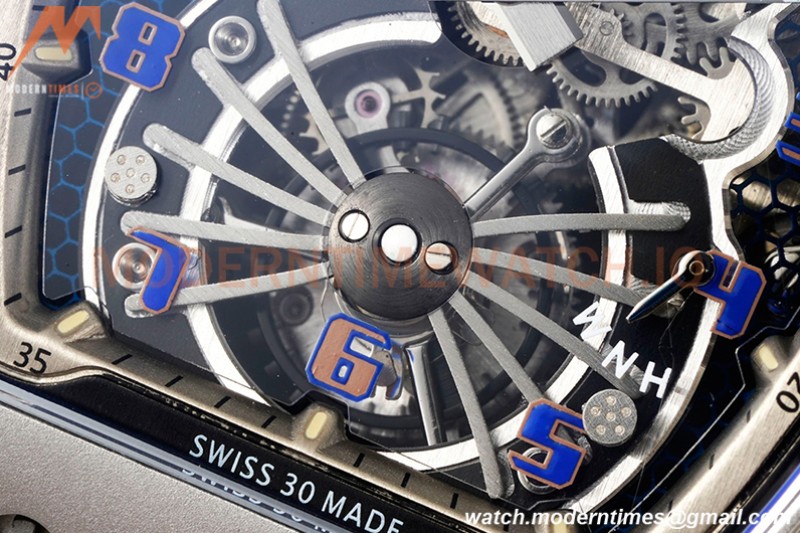 Richard Mille - RM021-01 Tourbillon CF/RU Black Skeleton RMF Tourb