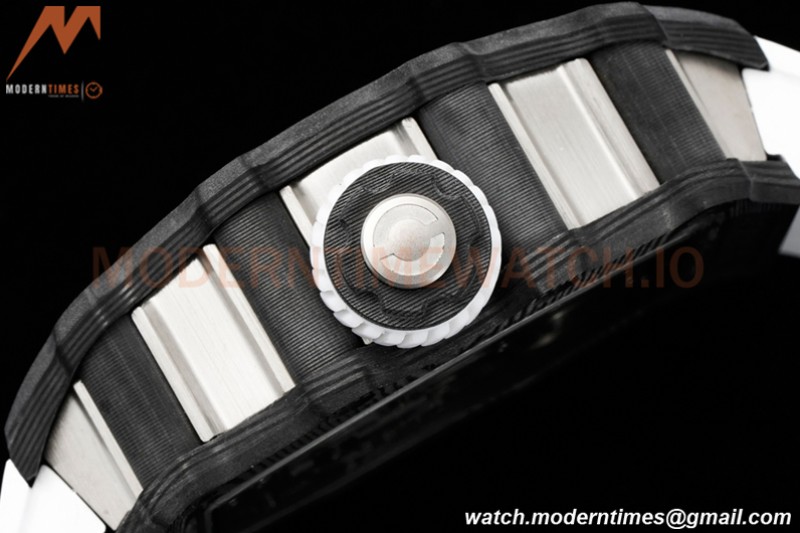 Richard Mille - RM021-01 Tourbillon CF/RU/Wht Black Skeleton RMF Tourb