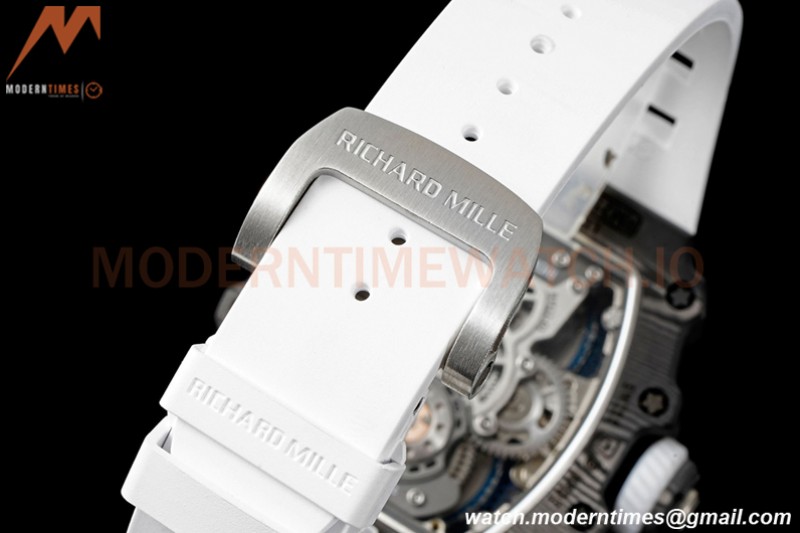 Richard Mille - RM021-01 Tourbillon CF/RU/Wht Black Skeleton RMF Tourb