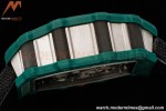 Richard Mille - RM021-02 Tourbillon CF/NY Green Black Skeleton RMF Tourb