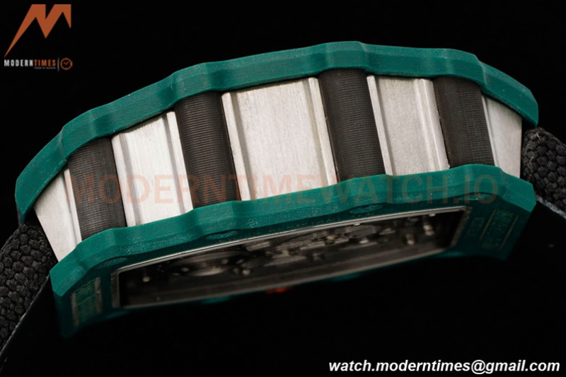 Richard Mille - RM021-02 Tourbillon CF/NY Green Black Skeleton RMF Tourb