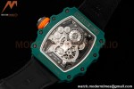Richard Mille - RM021-02 Tourbillon CF/NY Green Black Skeleton RMF Tourb