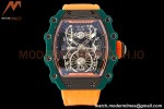 Richard Mille - RM021-02 Tourbillon CF/NY Green Orange Skeleton RMF Tourb