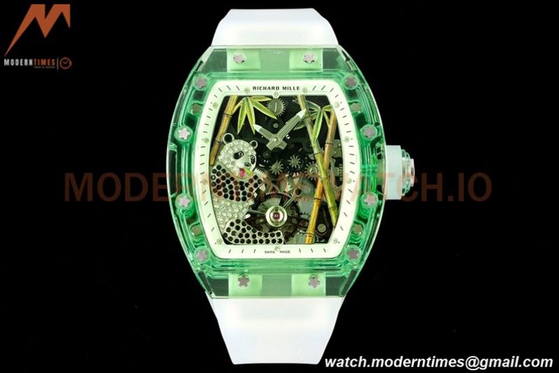 Richard Mille - RM026-01 Tourbillon Crystal Green Transparent Skeleton RMF Tourb