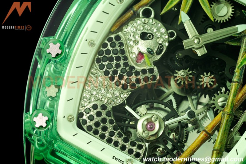 Richard Mille - RM026-01 Tourbillon Crystal Green Transparent Skeleton RMF Tourb