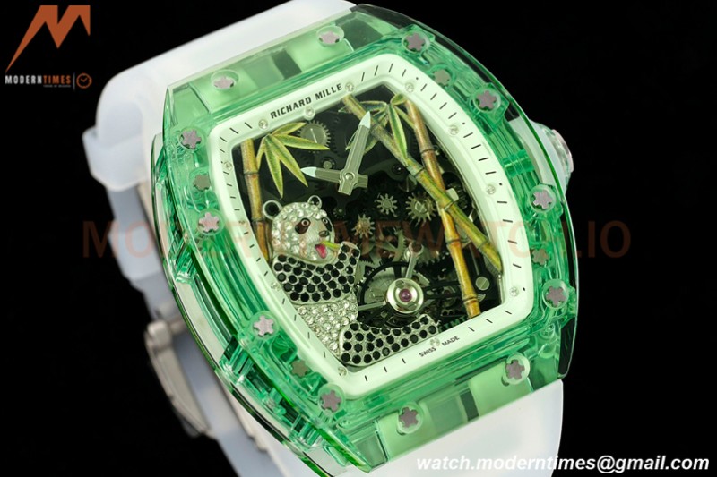 Richard Mille - RM026-01 Tourbillon Crystal Green Transparent Skeleton RMF Tourb