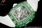 Richard Mille - RM026-01 Tourbillon Crystal Green Transparent Skeleton White RMF Tourb