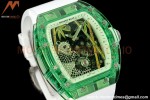 Richard Mille - RM026-01 Tourbillon Crystal Green Transparent Skeleton White RMF Tourb