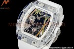 Richard Mille - RM026-01 Tourbillon Crystal Transparent Skeleton White RMF Tourb