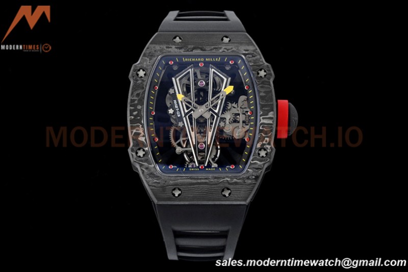 Richard Mille - RM027-03 Tourbillon Rafael Nadal NTPT/RU/Blk Skeleton RMF Tourb