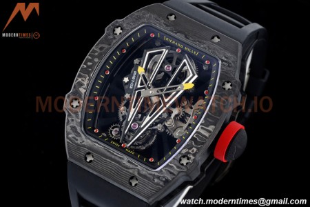 Richard Mille - RM027-03 Tourbillon Rafael Nadal NTPT/RU/Blk Skeleton RMF Tourb