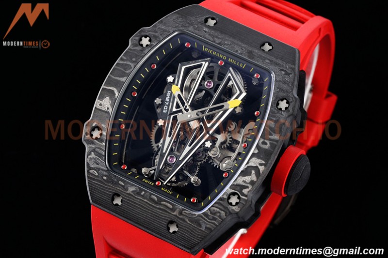 Richard Mille - RM027-03 Tourbillon Rafael Nadal NTPT/RU/Red Skeleton RMF Tourb