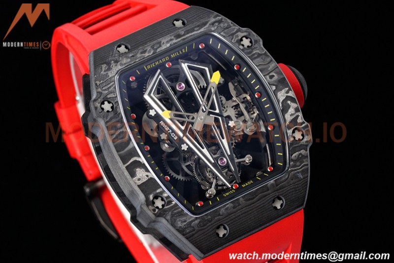 Richard Mille - RM027-03 Tourbillon Rafael Nadal NTPT/RU/Red Skeleton RMF Tourb
