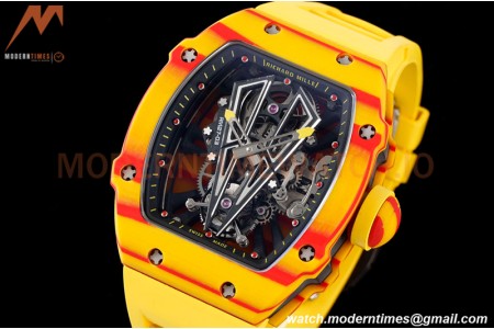 Richard Mille - RM027-03 Tourbillon Rafael Nadal NTPT/RU Skeleton Yellow RMF Tourb