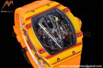 Richard Mille - RM027-03 Tourbillon Rafael Nadal NTPT/RU/Yelw Skeleton Orange RMF Tourb