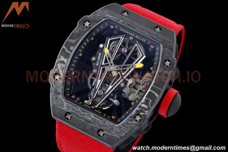 Richard Mille - RM027-03 Tourbillon Rafael Nadal NTPT/NY/Red Skeleton RMF Tourb