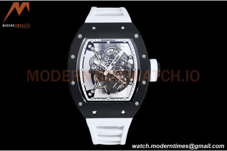 Richard Mille - RM055 Bubba Watson Black CER/RU White Skeleton BBRF RMUL2