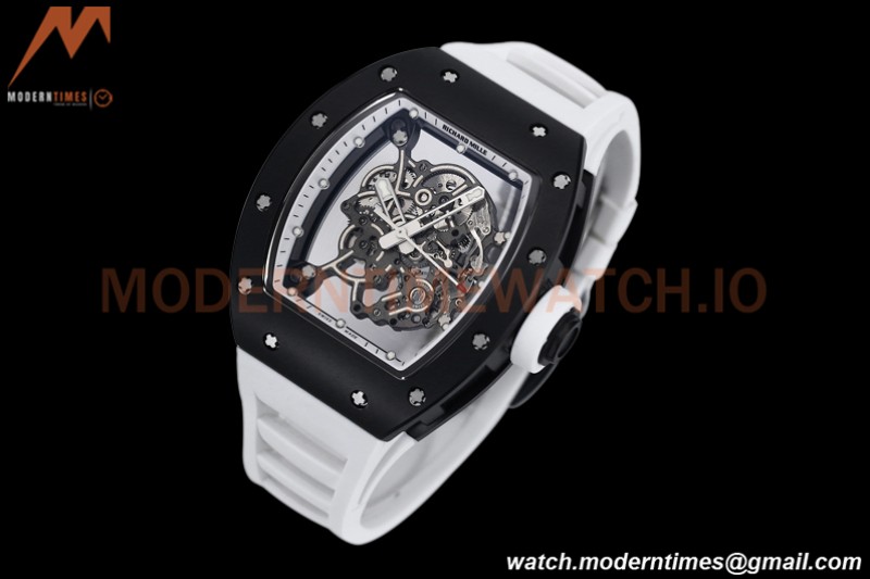 Richard Mille - RM055 Bubba Watson Black CER/RU White Skeleton BBRF RMUL2