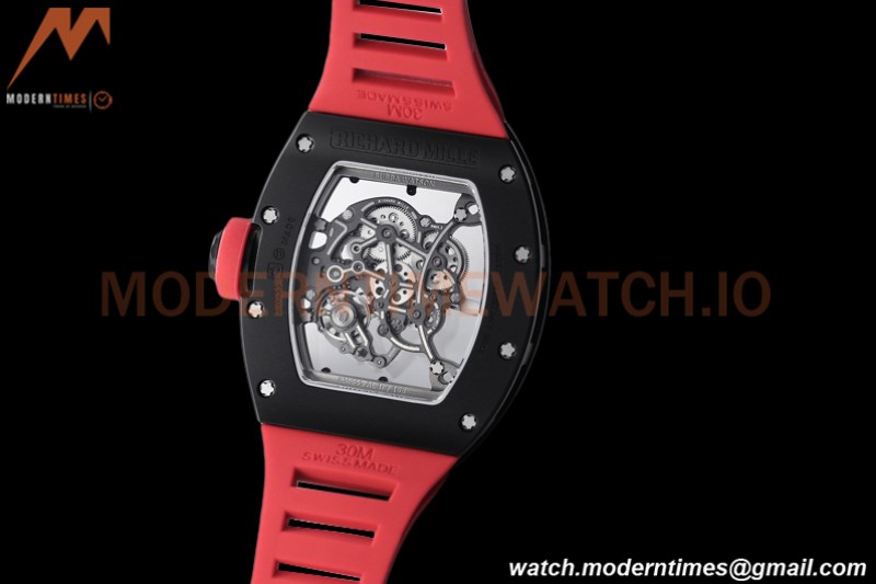 Richard Mille - RM055 Bubba Watson Black CER/RU Red Skeleton BBRF RMUL2