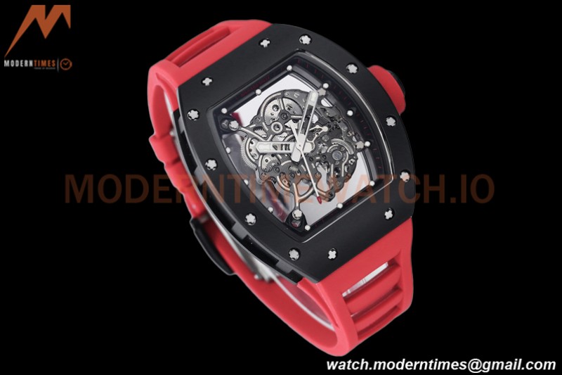 Richard Mille - RM055 Bubba Watson Black CER/RU Red Skeleton BBRF RMUL2