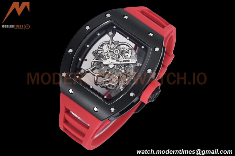 Richard Mille - RM055 Bubba Watson Black CER/RU Red Skeleton BBRF RMUL2