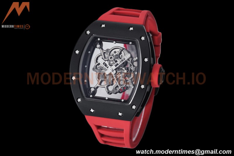 Richard Mille - RM055 Bubba Watson Black CER/RU Red Skeleton BBRF RMUL2
