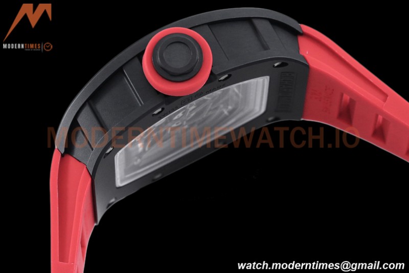 Richard Mille - RM055 Bubba Watson Black CER/RU Red Skeleton BBRF RMUL2