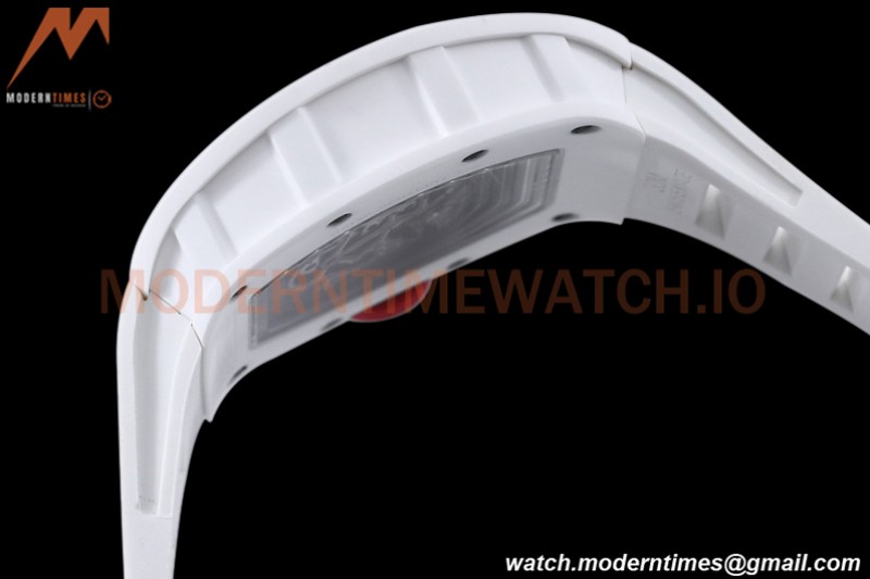 Richard Mille - RM055 Bubba Watson White CER/RU Red Skeleton BBRF RMUL2