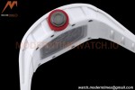 Richard Mille - RM055 Bubba Watson White CER/RU Red Skeleton BBRF RMUL2