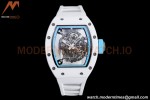 Richard Mille - RM055 Bubba Watson White CER/RU Blue Skeleton BBRF RMUL2