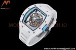 Richard Mille - RM055 Bubba Watson White CER/RU Blue Skeleton BBRF RMUL2