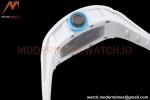 Richard Mille - RM055 Bubba Watson White CER/RU Blue Skeleton BBRF RMUL2