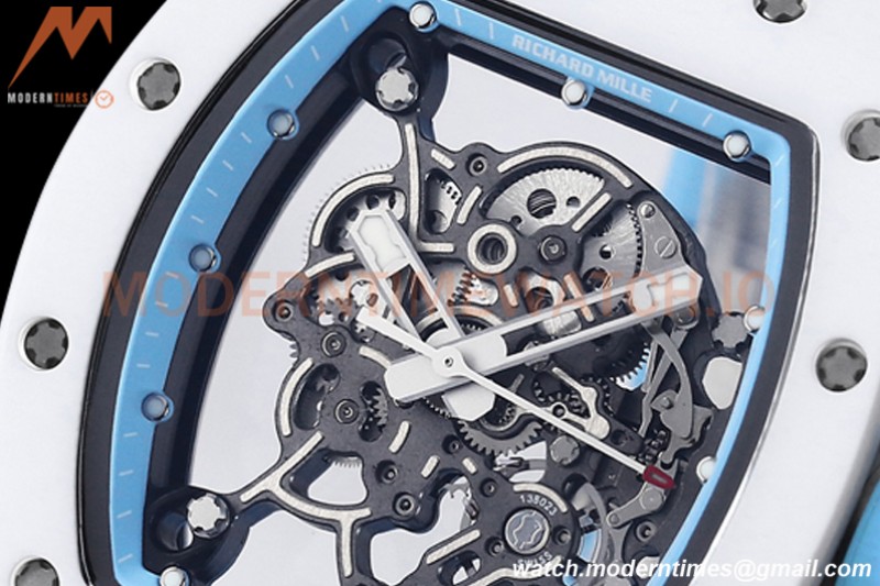 Richard Mille - RM055 Bubba Watson Blue CER/RU Blue Skeleton BBRF RMUL2