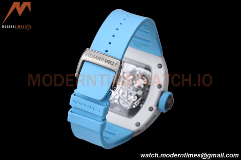 Richard Mille - RM055 Bubba Watson Blue CER/RU Blue Skeleton BBRF RMUL2