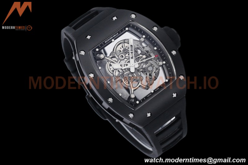 Richard Mille - RM055 Bubba Watson Black CER/RU Black Skeleton BBRF RMUL2